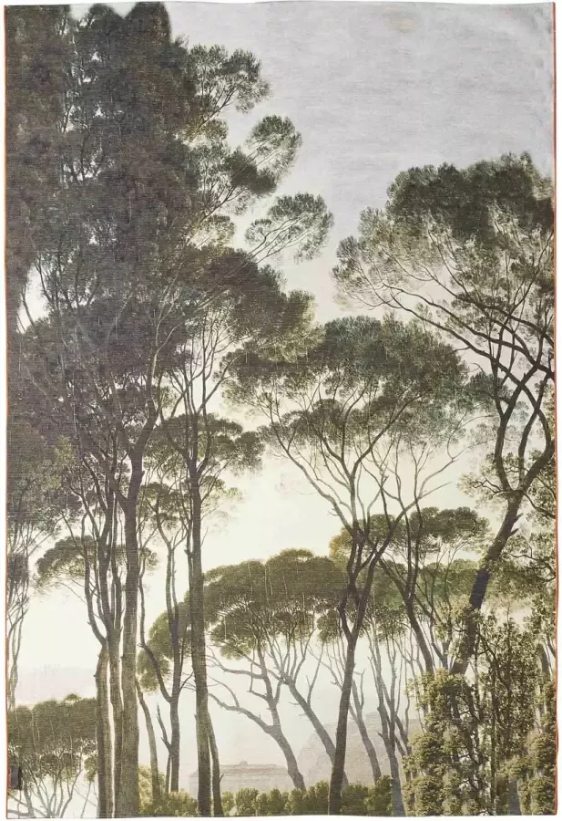 MOMO Rugs Italian Trees Vloerkleed 160x230 cm Rechthoekig Laagpolig Tapijt Klassiek Modern Meerkleurig