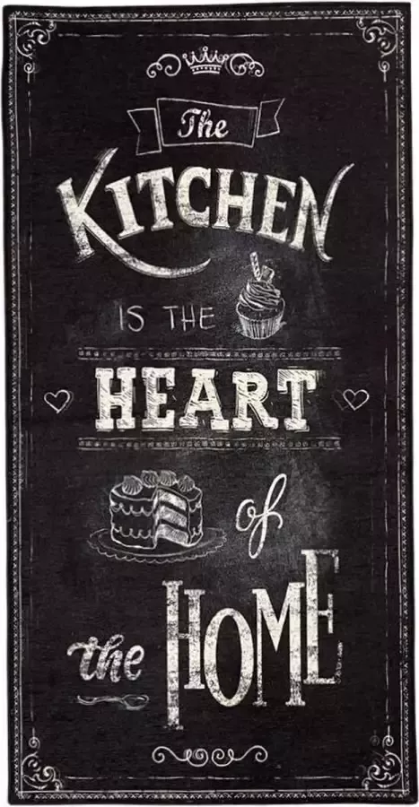 MOMO Rugs Loper – Heart of the Home 60x115 cm vloerkleed laagpolig tapijt Design Modern Kitchen Masters – Keukenloper