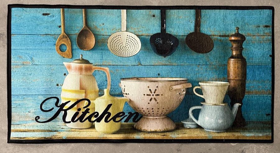 MOMO Rugs Loper Keuken 60x115 cm vloerkleed laagpolig tapijt Design Modern Kitchen Masters Keukenloper