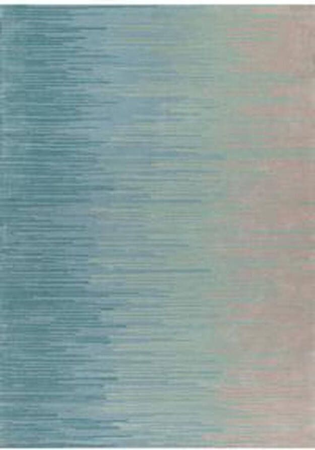 MOMO Rugs Maasa Blue Vloerkleed 170x240 Rechthoek Laagpolig Tapijt Modern Blauw Groen Roze - Foto 1