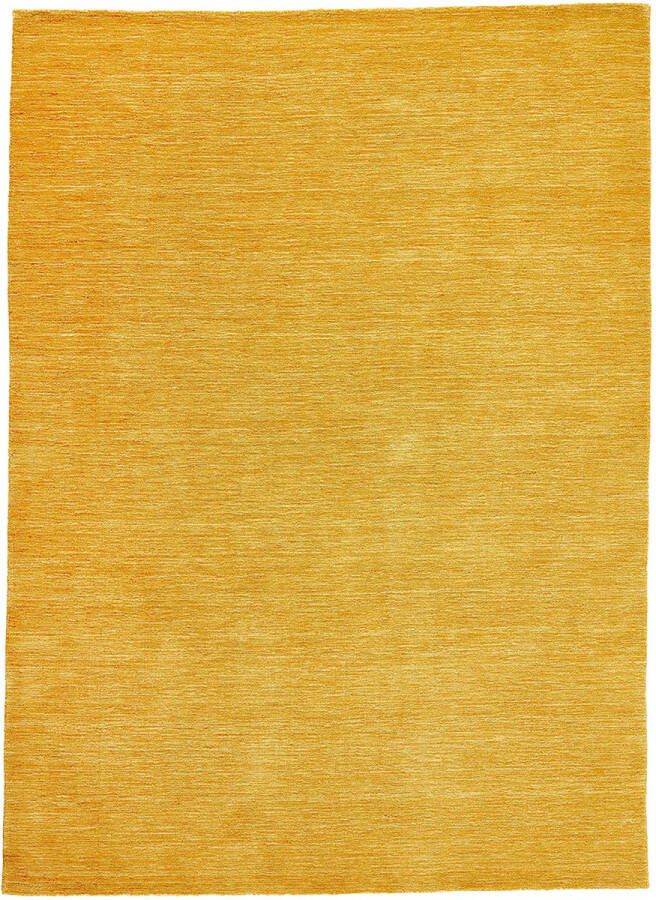 MOMO Rugs Panorama Uni Gold Vloerkleed 170x240 Rechthoek Laagpolig Tapijt Modern Geel