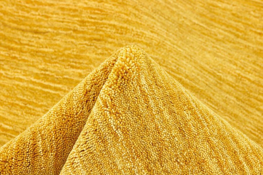 MOMO Rugs Panorama Uni Gold Vloerkleed 170x240 Rechthoek Laagpolig Tapijt Modern Geel - Foto 1