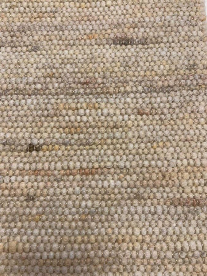 MOMO Rugs Perledo 26 Vloerkleed 170x240 Rechthoek Laagpolig Structuur Tapijt Industrieel Beige Geel - Foto 2