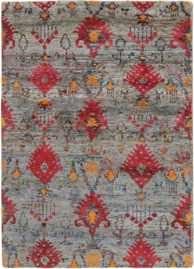 MOMO Rugs Sari Silk 180423 Vloerkleed 250x300 Rechthoek Laagpolig Oosters Vintage Tapijt Modern Meerkleurig - Foto 1