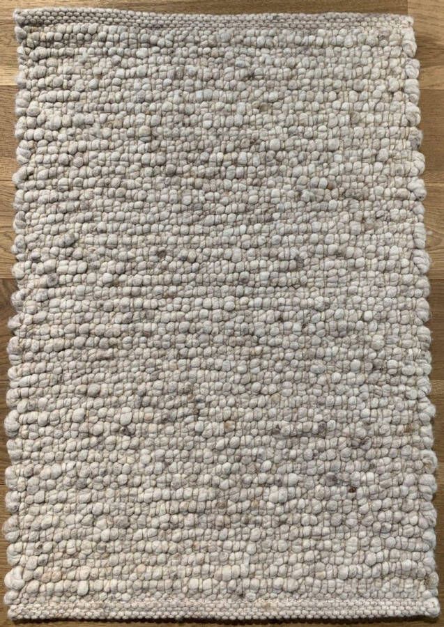 MOMO Rugs Sirmione 3 Vloerkleed 170x240 Rechthoek Laagpolig Structuur Tapijt Industrieel Beige Bruin - Foto 4