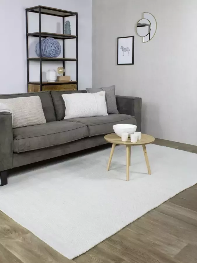 MOMO Rugs Teppe Light Green Vloerkleed 160x230 cm Rechthoekig Laagpolig Structuur Tapijt Industrieel Modern Scandinavisch Blauw Groen Wit