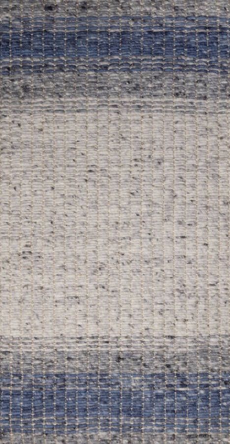 MOMO Rugs Varenna Blue Vloerkleed 250x300 Rechthoek Laagpolig Structuur Tapijt Industrieel Blauw Grijs Wit - Foto 2