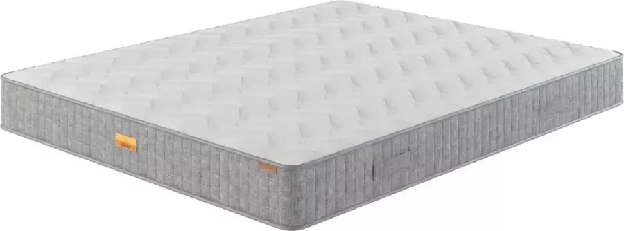Mon lit et moi Matras Nihao MET TOPLAAG VAN 4 CM TRAAGSCHUIM 50KG M³- 140*190 tweepersoons Hoogte 22 Cm koudschuim verrijkt met latex 40kg m³ + 4 cm traagschuim 7 zones Stevig- Made in Belgium 5 jaar Garantie
