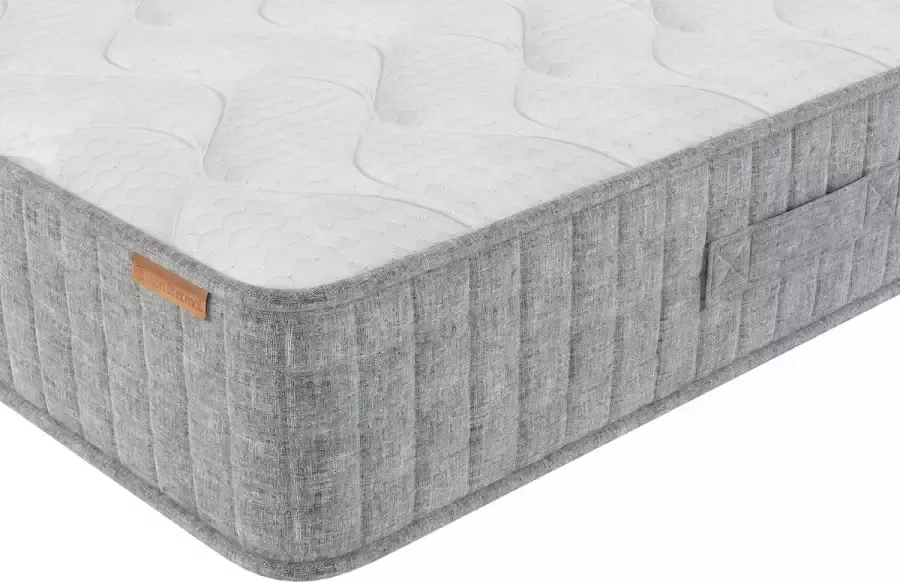 Mon lit et moi Matras Nihao MET TOPLAAG VAN 4 CM TRAAGSCHUIM 50KG M³- 90*190 éénpersoon Hoogte 22 Cm koudschuim verrijkt met latex 40kg m³ + 4 cm traagschuim 7 zones Stevig- Made in Belgium 5 jaar Garantie