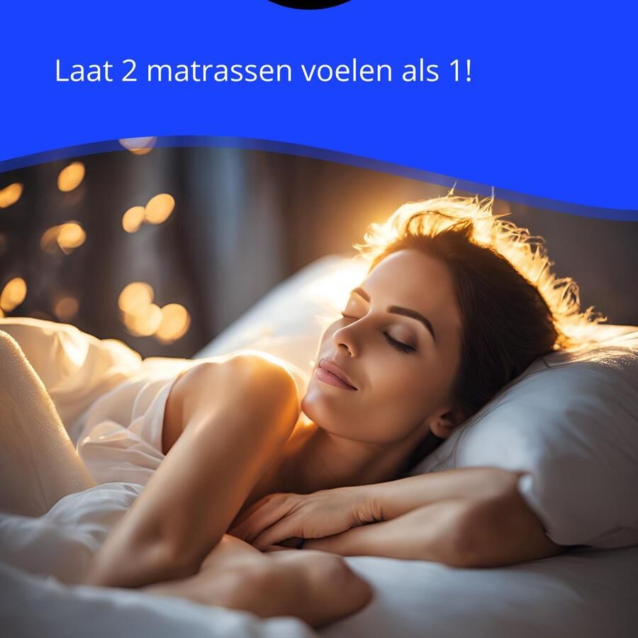 Monii © Topper – Matraswig Inclusief Bevestigingsband Trekt Matrassen Samen Bedbinder Liefdesbrug Matrasbinder Geschikt Voor Alle Bedden Werkt naad weg