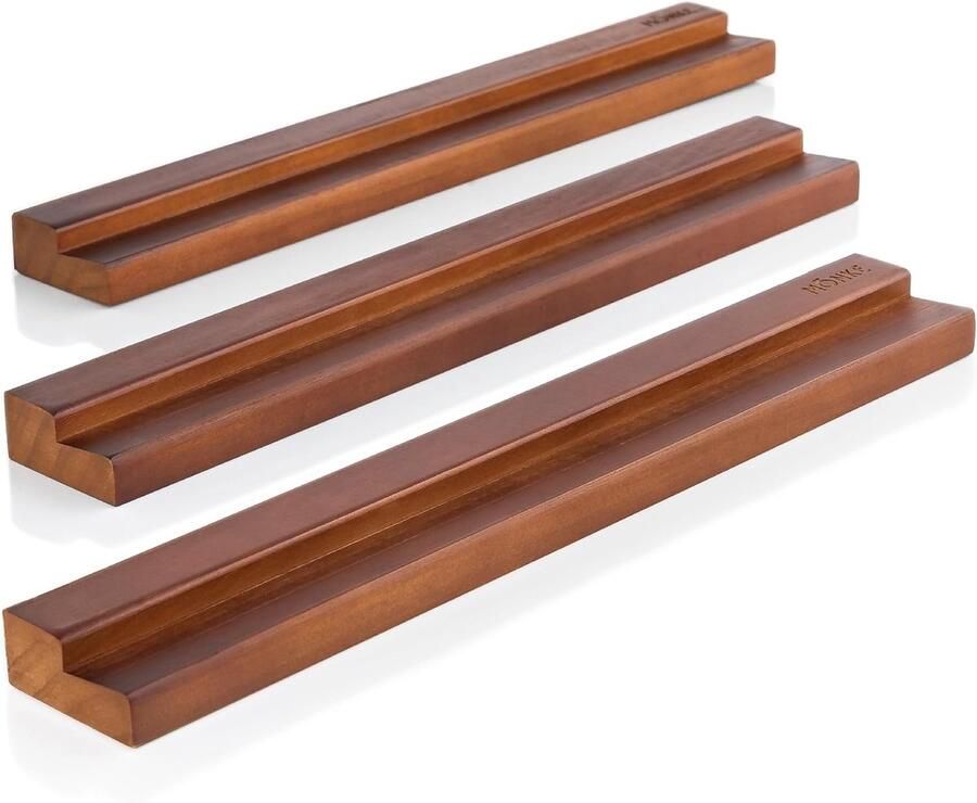 MONKO Wandrek- plank voor muren-In deze elegante houder passen platen van elk formaat