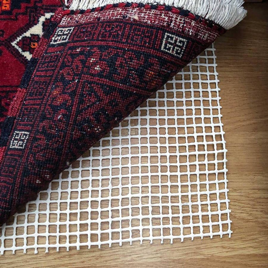MONOO Antislipmat 160 cm Breed Op Rol Per Meter Kopen Antislip tapijt Ondertapijt Onderkleed Vloerkleed - Foto 2