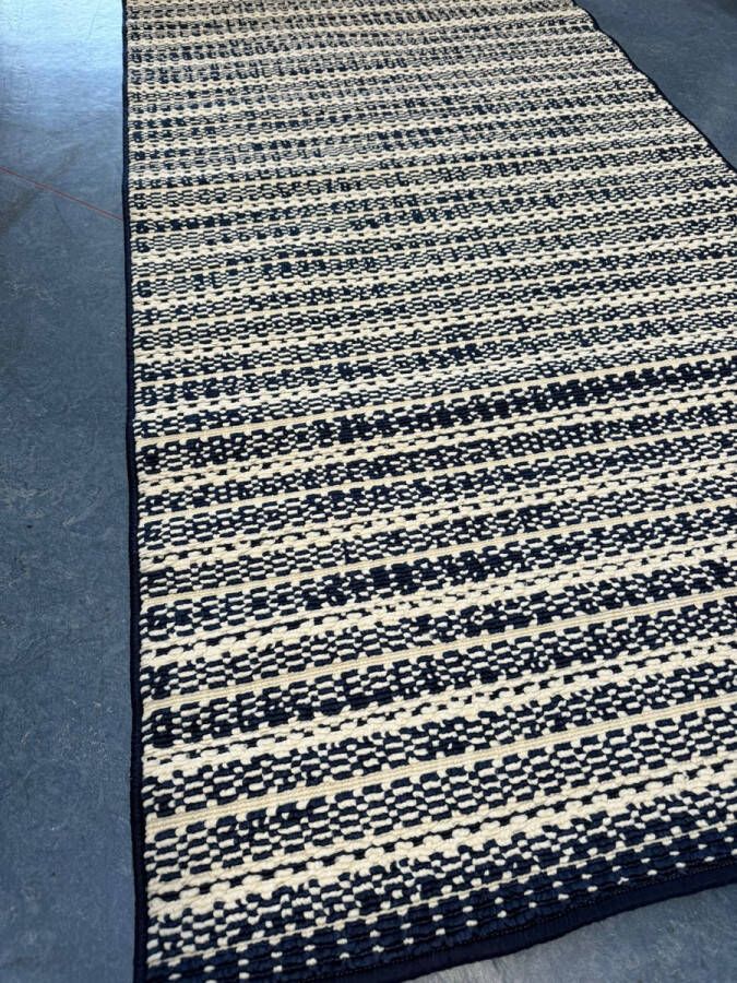 MONOO Keukenloper Blauw Grijs Roos 80x150 cm Vloerkleden Keuken Tapijt Keukenmat Loper Tapijt Loper Vloerkleed