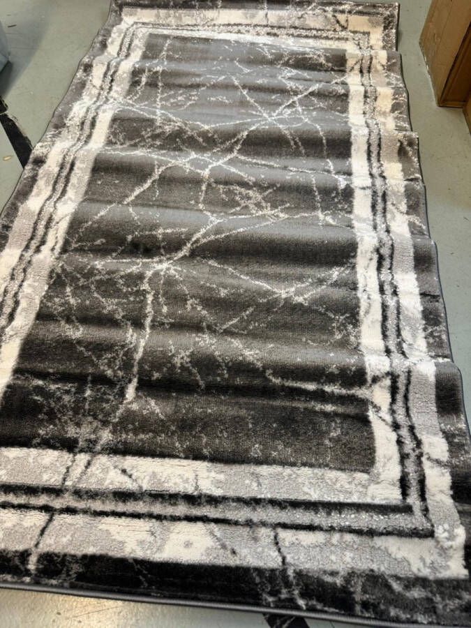 MONOO Keukenloper Grijs Wit 80x150 cm Vloerkleden Keuken Tapijt Keukenmat Loper Tapijt Loper Vloerkleed - Foto 2