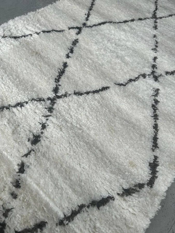 MONOO Keukenloper Lichtgrijs Wit Zwart Marmer Look 80x300 cm Vloerkleden Keuken Tapijt Keukenmat Loper Tapijt Loper Vloerkleed - Foto 2