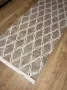 MONOO Rabbit Super Zacht Hoogpolig Loper Khaki 80x150 cm Keukenloper Karpet Vloerkleed Vloerkleden Loper Tapijt - Thumbnail 4