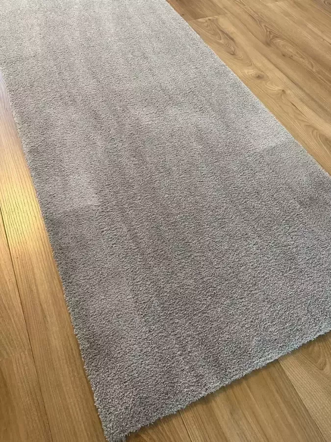 MONOO Super Zacht Loper Lichtgrijs 76x200 cm Keukenloper Karpet Vloerkleed Vloerkleden Loper Tapijt