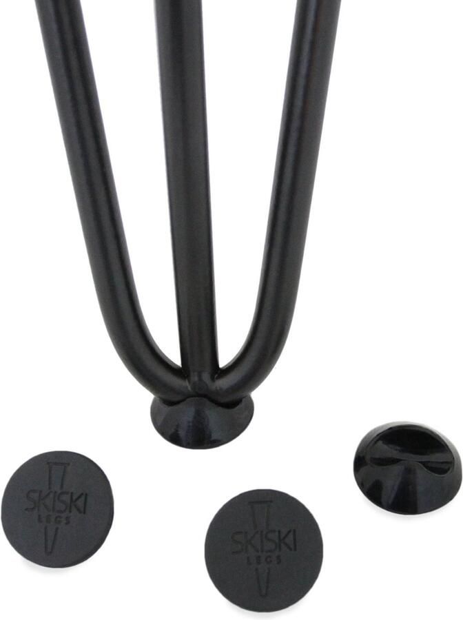 Monster Shop NL 4 x Pinpoot Voetjes Vloerbeschermers Zwart