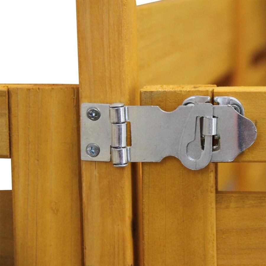 Monster Shop NL Containerberging Driedubbel Hout 3 x 240L containers 198x81x120 cm vergrendelbaar kliko ombouw