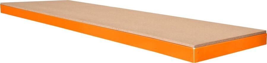 Monster Shop NL Extra plank voor S-Rax Werkbank 180 cm x 60 cm Versterkt staal 300kg plank Schroefloze montage Verstelbare indeling Rubbervoeten 3 ondersteuningsbalken