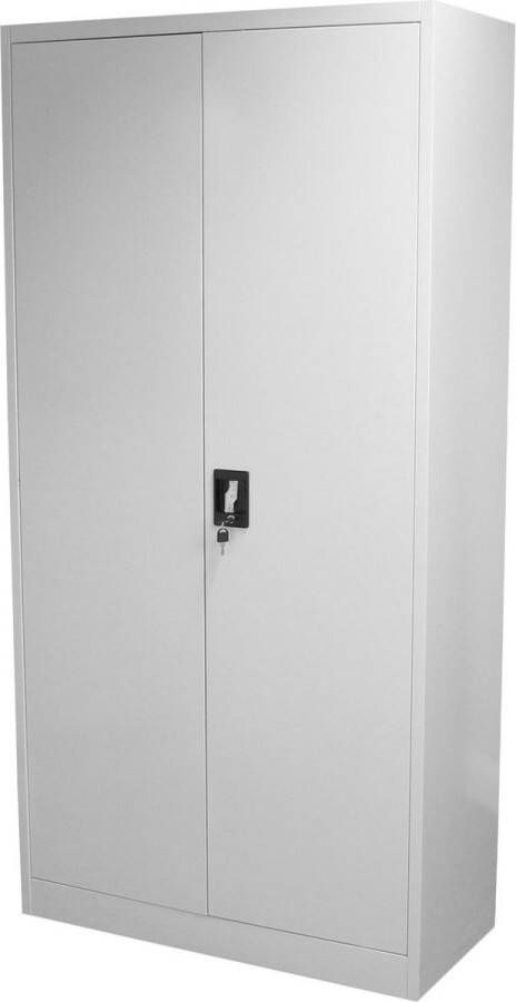 MonsterShop Archiefkast Metaal 90 x 40 x 180 cm 4 verstelbare legplanken GRATIS documenten opberger kantoorkast dossierkast draaideurkast