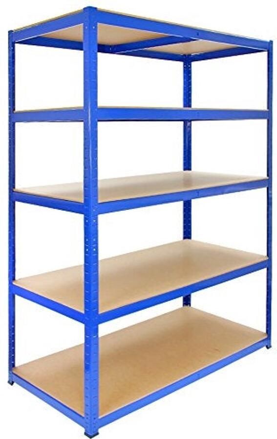 MonsterShop Monster Racking T-Rax Sterke Opbergrekken Blauw 120cm B 60cm D Set van 3 - Foto 2