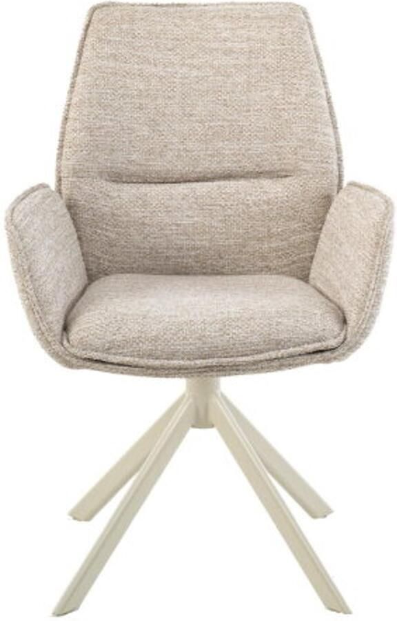 Moods Collection Eetkamerstoel London poot Venus draaibaar Beige Be great cream 11