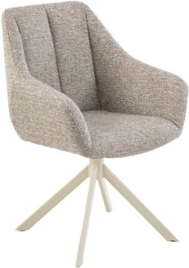 Moods Collection Eetkamerstoel Madrid poot Venus draaibaar Beige Be great nature 01