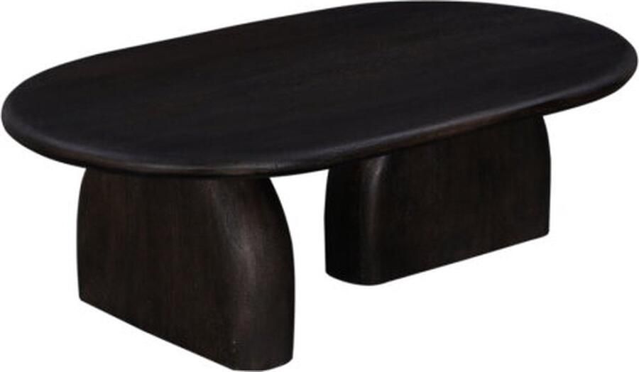 Moods Collection Salontafel Bokashi mangohout 100x60x30 cm walnoot