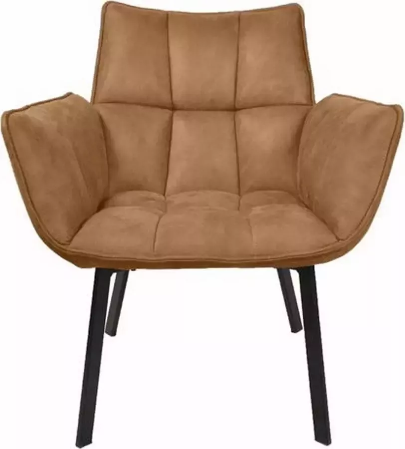 Moods Loungestoel MRS vintage cognac C02