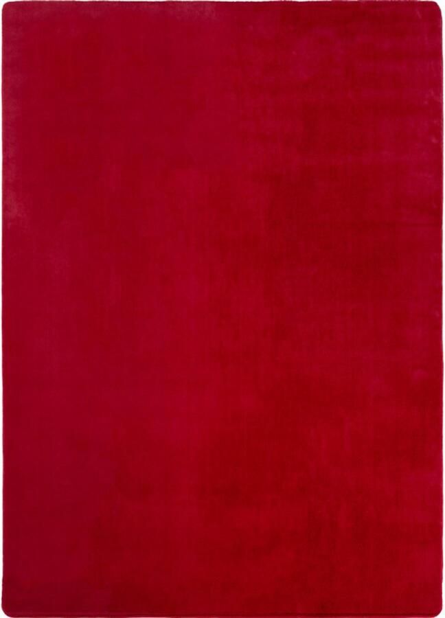 Moonay Home Antislip Vloerkleed Joy Rood 140 x 200 cm Effen Kleur Zacht - Foto 2