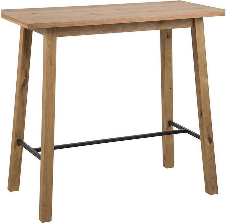 Leen Bakker Bartafel Liden eikenkleur 105x117x58 cm - Foto 3