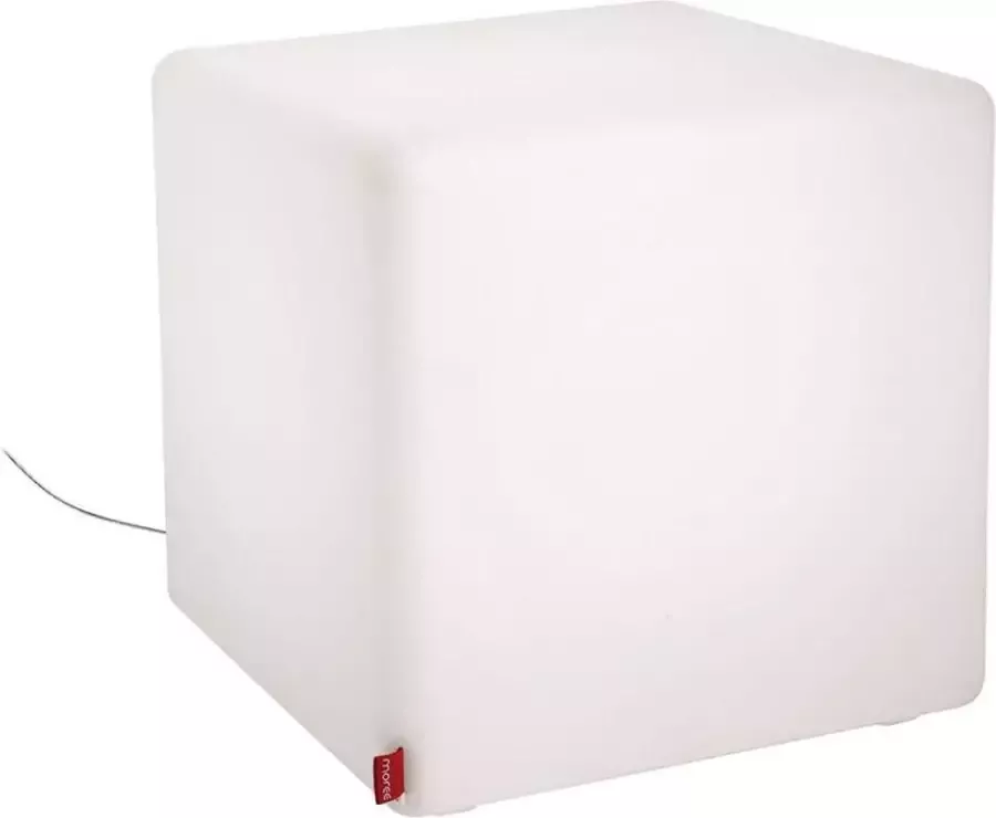 Moree Cube Indoor Bijzettafel L44 X B44 X H45 Cm Wit
