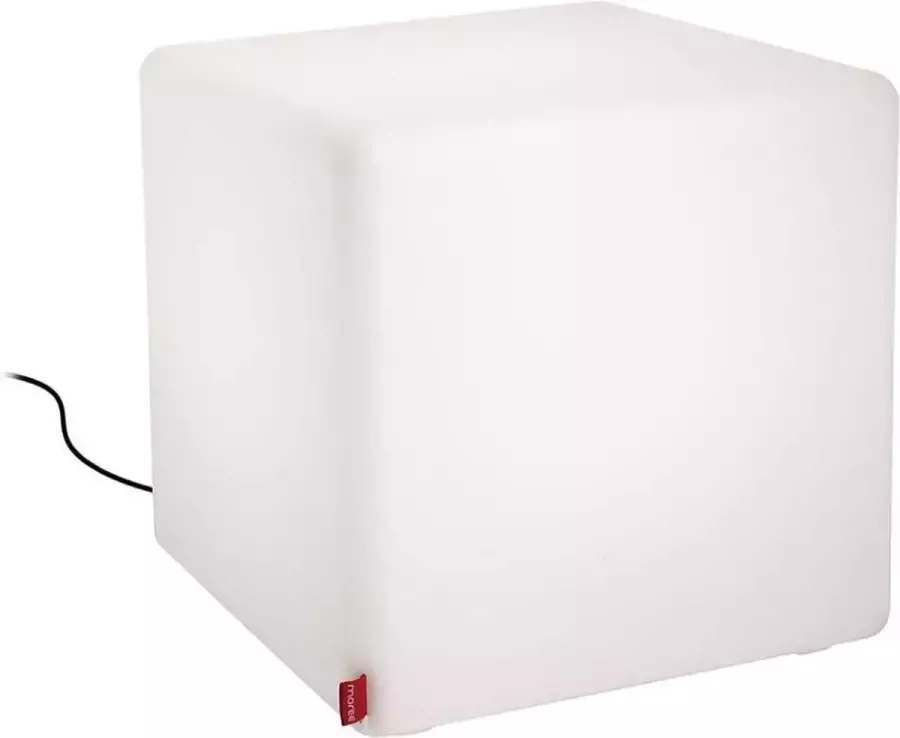 Moree Cube Outdoor Bijzettafel L44 X B44 X H45 Cm Wit