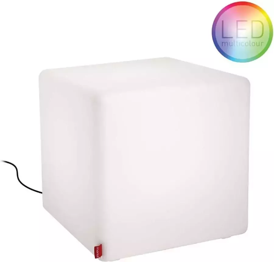 Moree Cube Outdoor Bijzettafel Met Multicolor LED L44 X B44 Cm