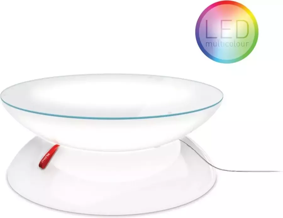 Moree Lounge Indoor LED Salontafel Ø84 X H34 Cm Wit