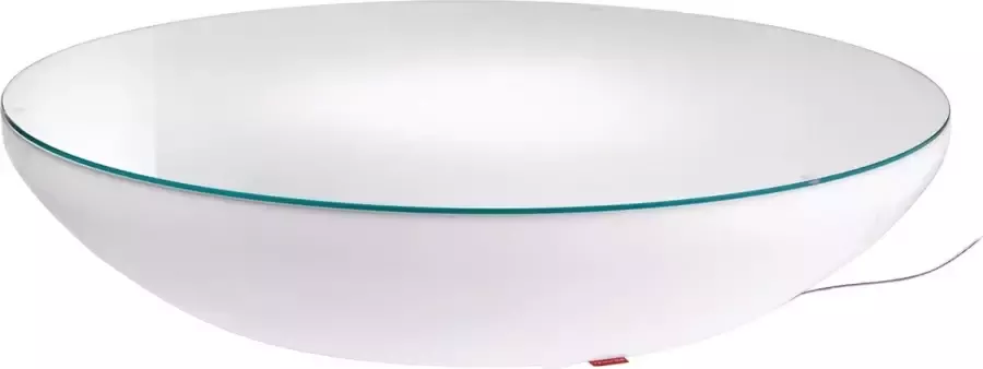 Moree Lounge Variation Indoor Salontafel Ø84 X H18 Cm Wit