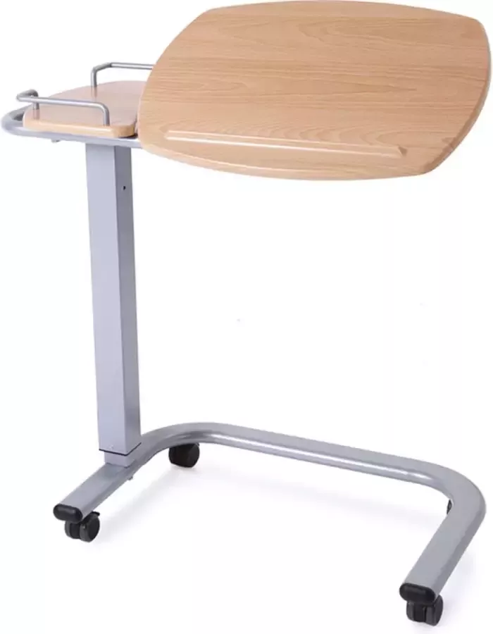 Moretti bedtafel op wielen in hoogte verstelbaar twee dienbladen