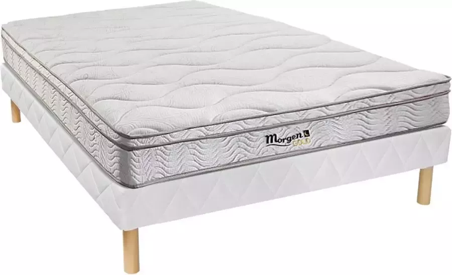 Vente-unique Set bedbodem + matras met veren met 3 zones WOLKENTANZ van MORGENGOLD 140 x 200 cm L 200 cm x H 30 cm x D 140 cm - Foto 2