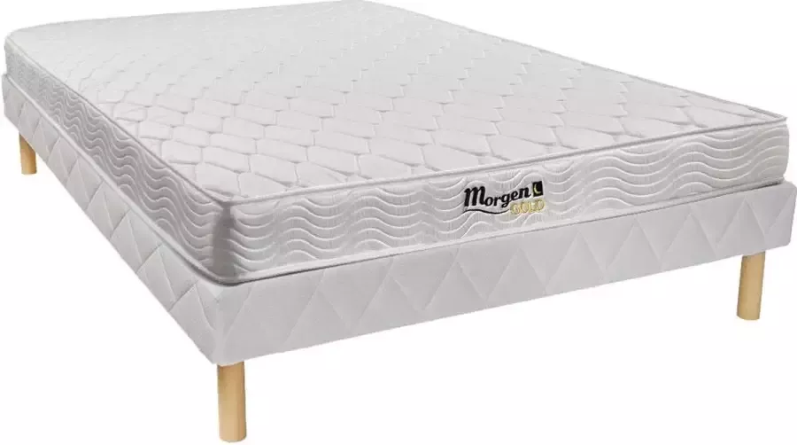 Vente-unique Set bedbodem + matras met veren WOLKENLOS van MORGENGOLD 160 x 200 cm L 200 cm x H 30 cm x D 160 cm - Foto 2