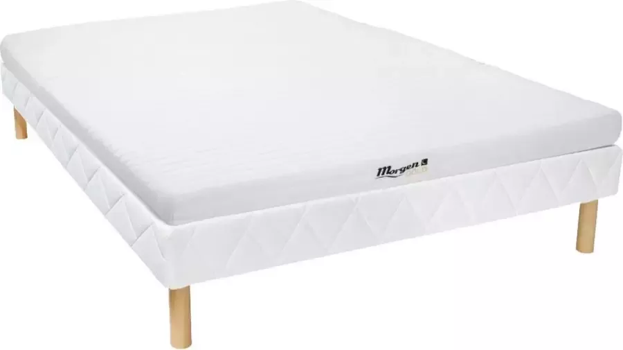 Vente-unique Set bedbodem + schuimmatras met 7 zones 30 kg STELO dikte 12 cm van MORGENGOLD 140 x 190 cm L 190 cm x H 30 cm x D 140 cm - Foto 2