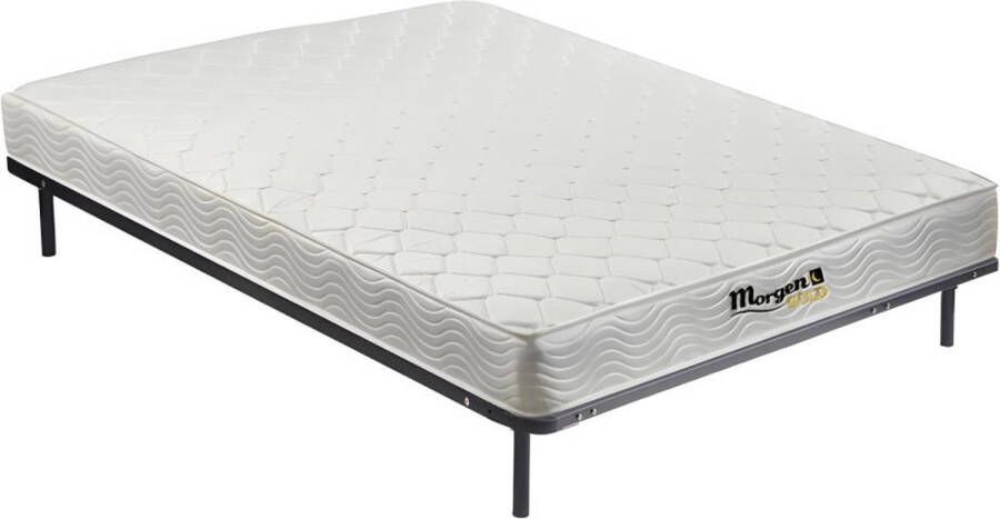 Vente-unique Set lattenbodem en matras met veren WOLKENLOS van MORGENGOLD 140 x 190 cm L 190 cm x H 25 cm x D 140 cm - Foto 2