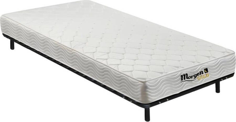 Vente-unique Set lattenbodem en matras met veren WOLKENLOS van MORGENGOLD 90 x 190 cm L 190 cm x H 25 cm x D 90 cm - Foto 3