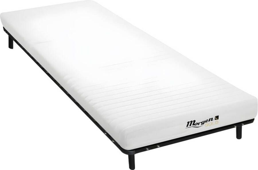 Vente-unique Set lattenbodem en schuimmatras 7 zones 25 kg m3 STELO KIDS dikte 12 cm van MORGENGOLD 90 x 190 cm L 190 cm x H 25 cm x D 90 cm - Foto 3