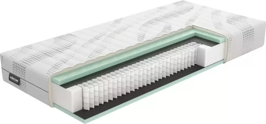 Mörgenn Quattro Matras – Pocketvering + Koudschuim – Cooltouch Tijk – 25 cm 90x200 cm