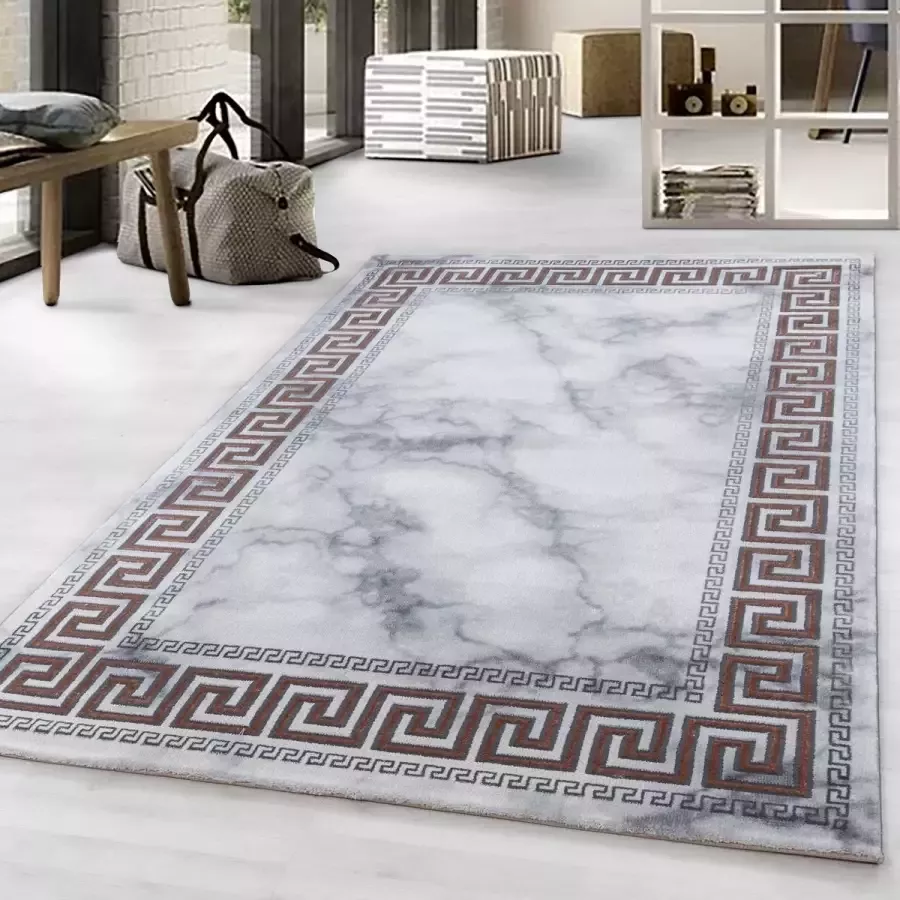 Morhane Naxos Laby vloerkleed laagpolig rechthoek 120x170cm bronskleur