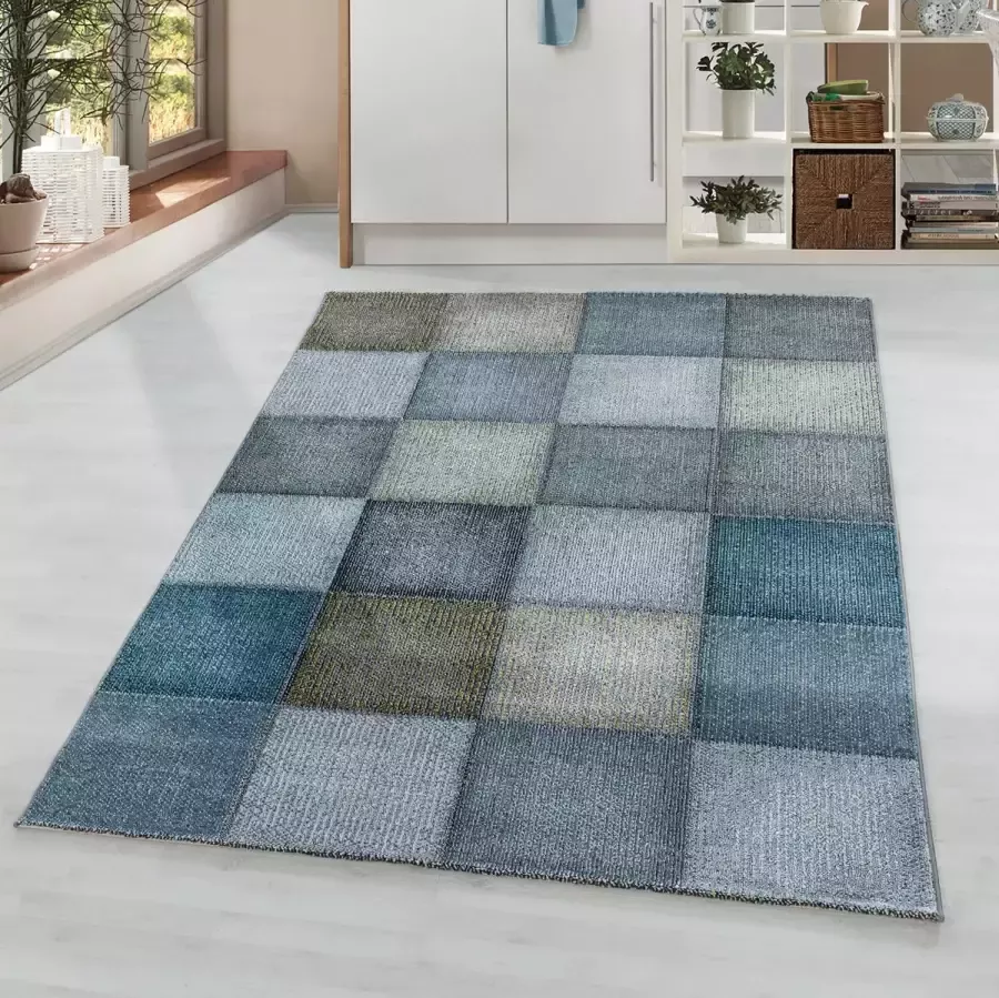Morhane Ottawa vloerkleed 140x200cm blauw 4202