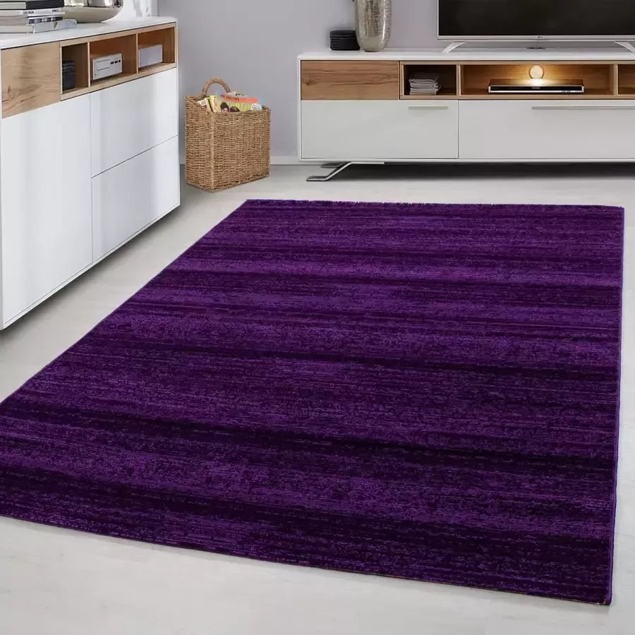 Morhane Plus vloerkleed laagpolig rechthoek 200x290cm lila