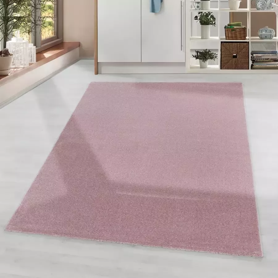 Morhane Rio One vloerkleed hoogpolig rechthoek 80x150cm roos
