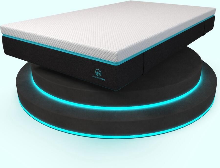 Morningstar Sleeps Matras Morningstar Stellar 120x200 Twijfelaar (120 Cm Breed) Traagschuim Stevig Huisstofmijtwerend Buik-slaper Rug-slaper Zij-slaper